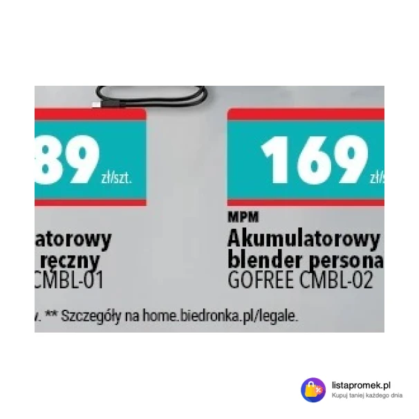 Akumulatorowy blender ręczny GOFREE CMBL-01