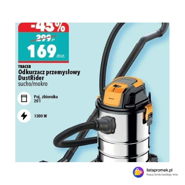 Odkurzacz przemysłowy DustRider sucho/mokro