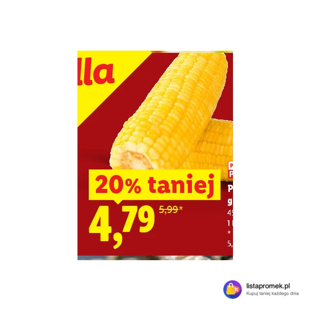 Polska kukurydza gotowana