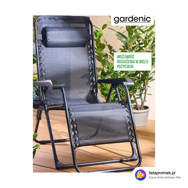 Fotel wielopozycyjny z podnóżkiem