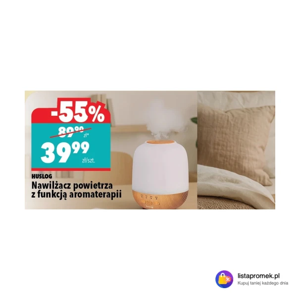 Nawilżacz powietrza z funkcją aromaterapii