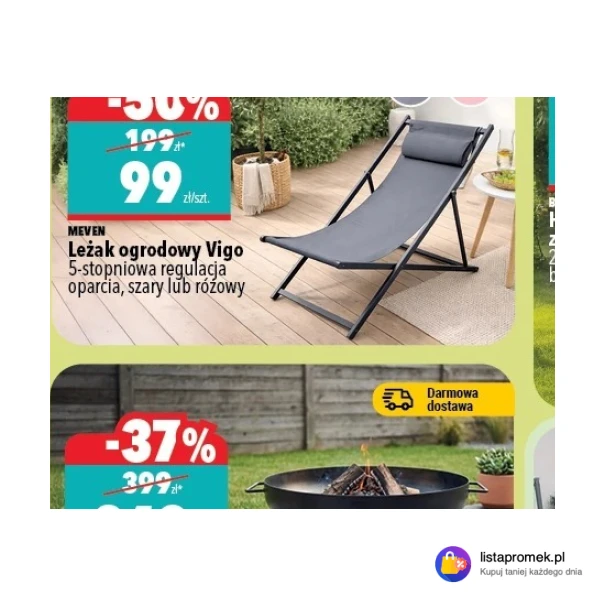 Leżak ogrodowy Vigo