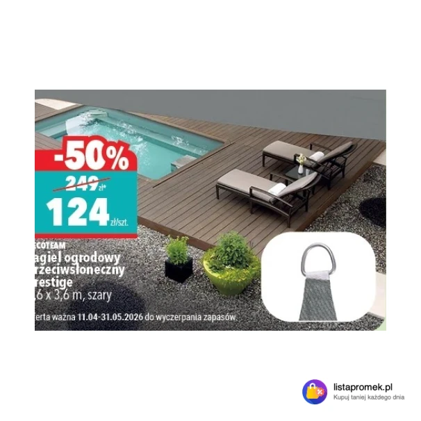 Żagiel ogrodowy przeciwsłoneczny Prestige