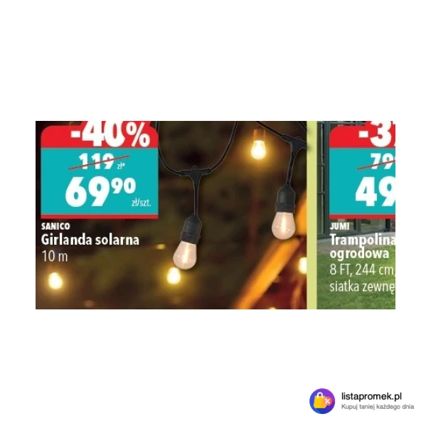 Girlanda solarna 10 m