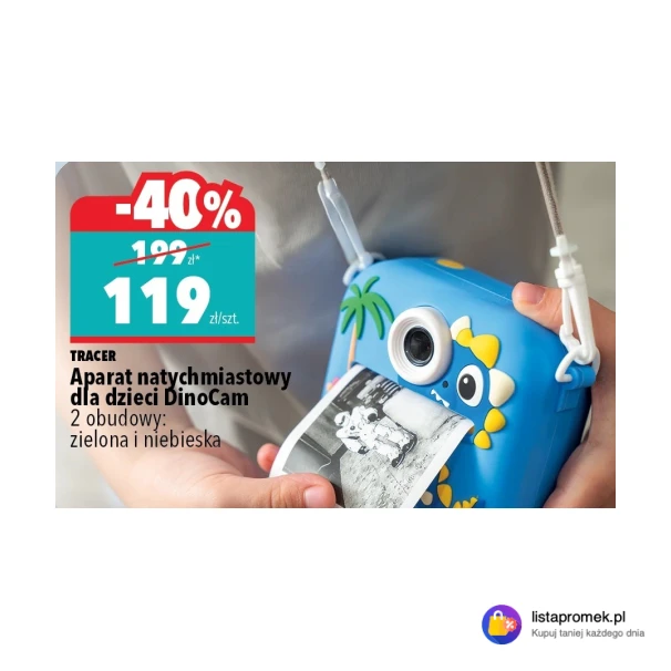 Aparat natychmiastowy dla dzieci DinoCam