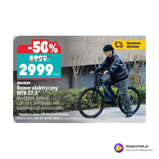 Rower elektryczny MTB 27,5"