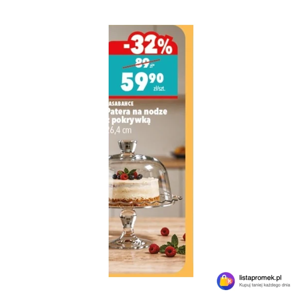 Patera na nodze z pokrywką