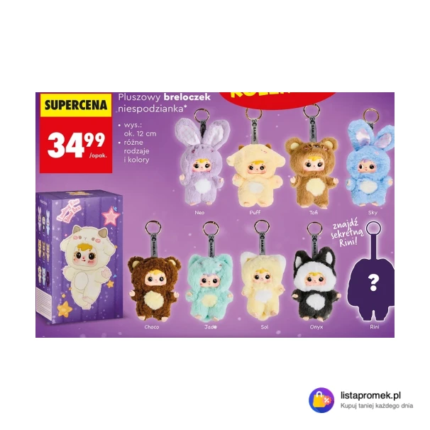Pluszowy breloczek niespodzianka*