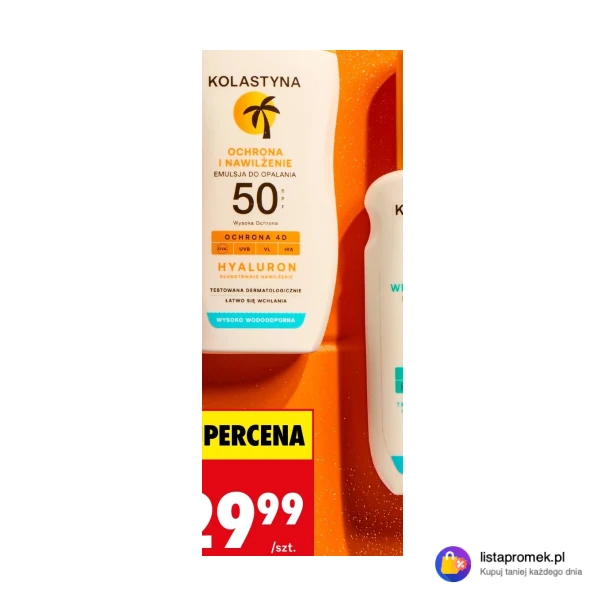 Emulsja do opalania SPF 50 Kolastyna, 150 ml