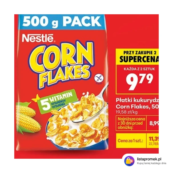 Płatki kukurydziane Corn Flakes, 500 g