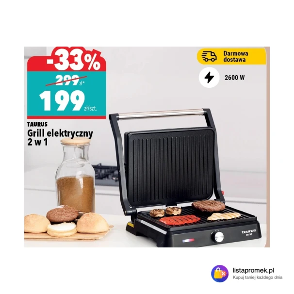 Grill elektryczny 2 w 1