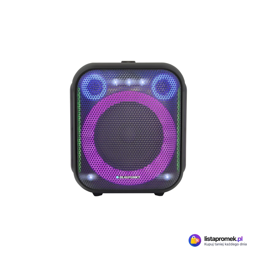 Głośnik Party Box PB6LED z mikrofonem bezprzewodowym