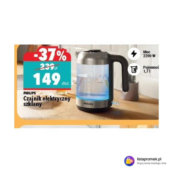 Czajnik elektryczny szklany