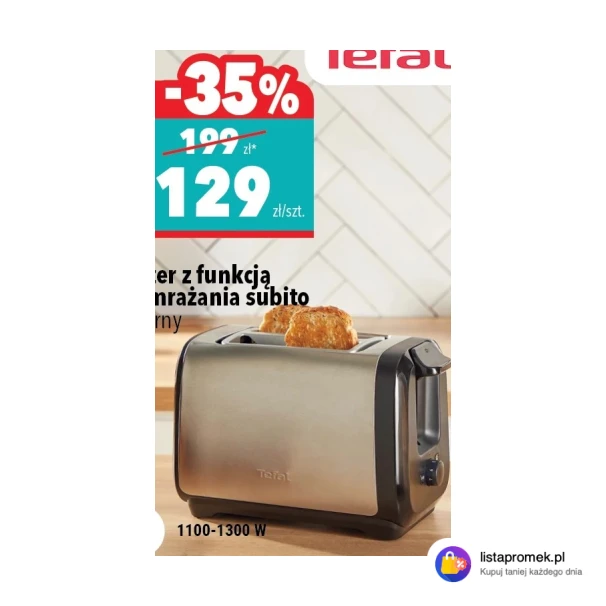 Toster z funkcją rozmrażania subito