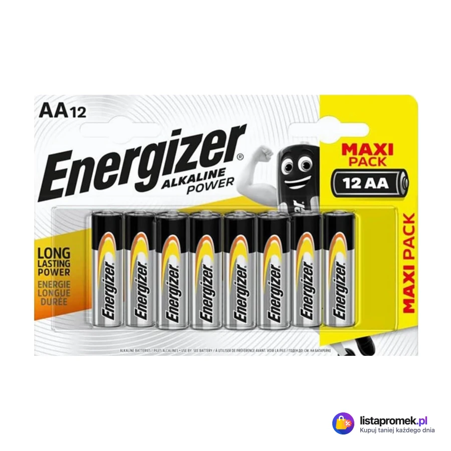Baterie Alkaline Power 12 szt., AA/AAA