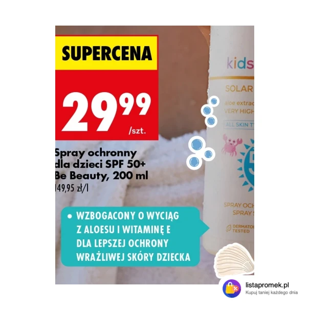 Spray ochronny dla dzieci SPF 50+
