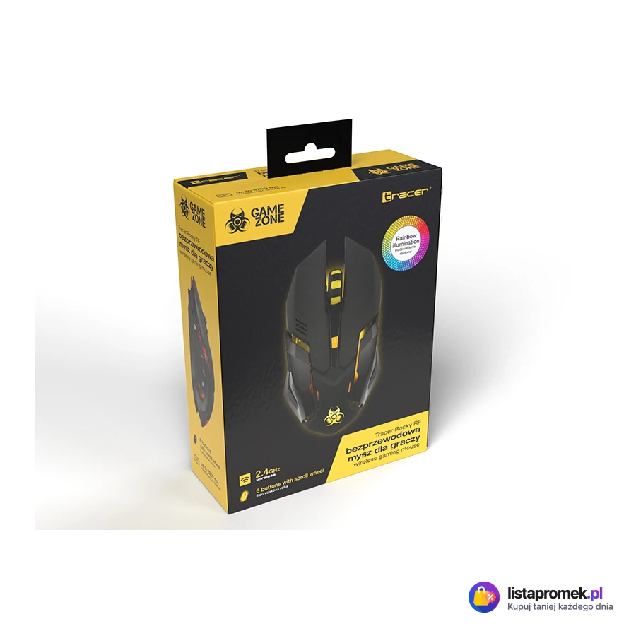 Mysz Rocky RF bezprzewodowa