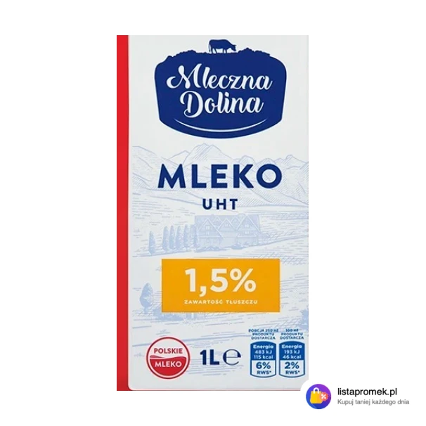 Mleko UHT 1,5%
