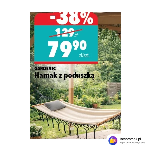 Hamak z poduszką