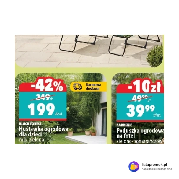 Huśtawka ogrodowa dla dzieci miś