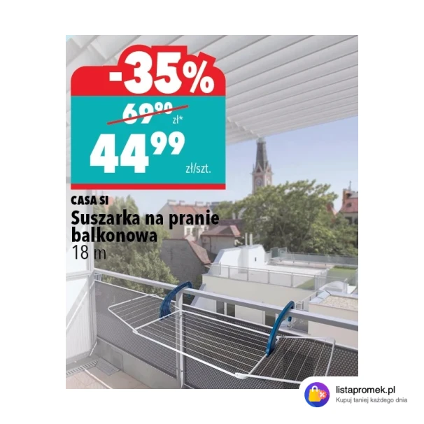 Suszarka na pranie balkonowa 18 m