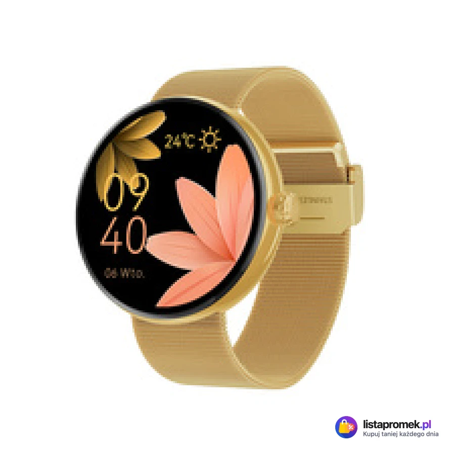 Smartwatch Forevive 5 SB-365 złoty