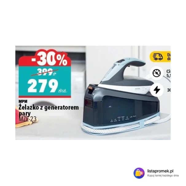 Żelazko z generatorem pary MZE-23