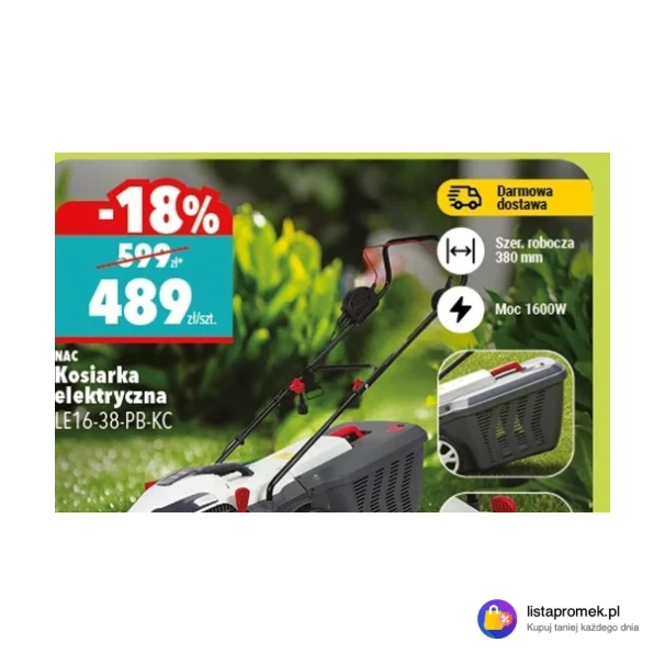 Kosiarka elektryczna LE16-38-PB-KC