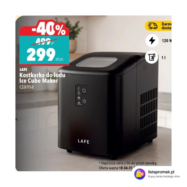 Kostkarka do lodu Ice Cube Maker czarna