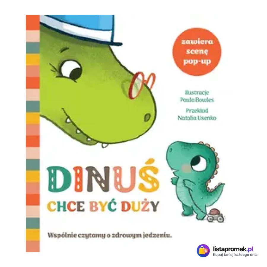 Książeczka edukacyjna z serii „Dinuś i Ważne Sprawy”