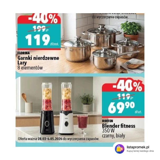 Garnki nierdzewne Lary 8 elementów