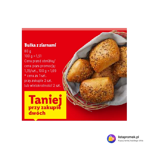 Bułka z ziarnami