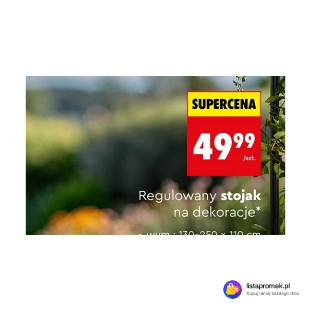 Regulowany stojak na dekoracje