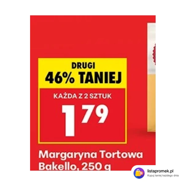 Margaryna Tortowa Bakello, 250 g