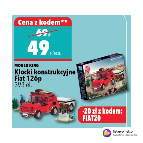 Klocki konstrukcyjne Fiat 126p