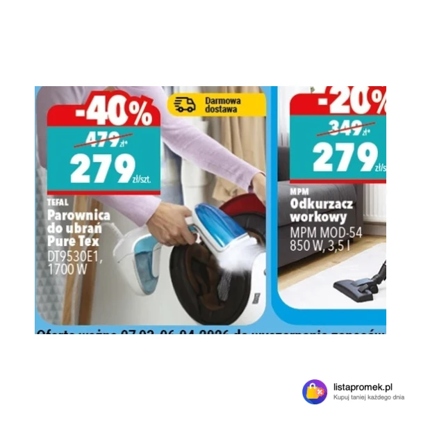 Parownica do ubrań Pure Tex DT9530E1