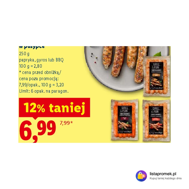 Kiełbaski w posypce