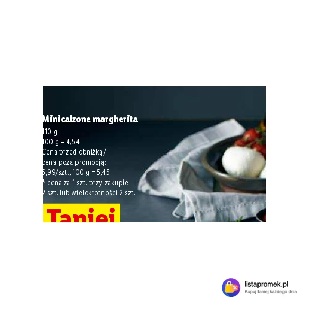 Minicalzone margherita