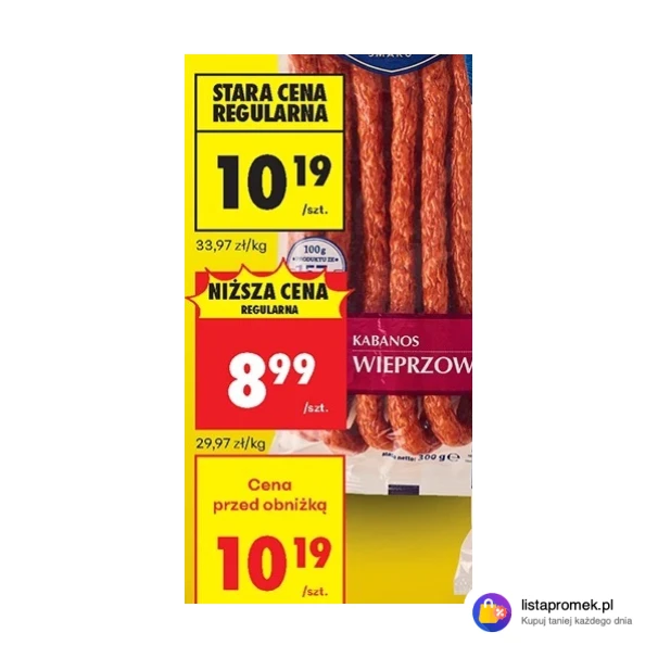 Kabanosy klasyczne Kraina Wędlin