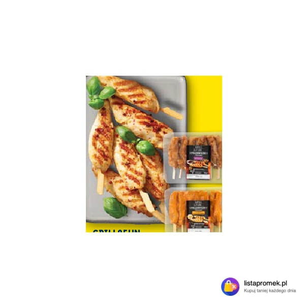 Polędwiczki na patyku w marynacie jogurtowej