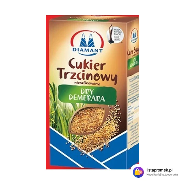Cukier trzcinowy Diamant, 500 g