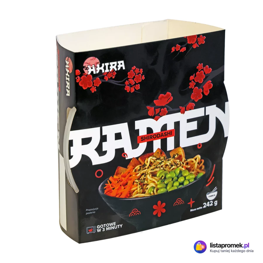 Ramen bowl kurczak, wege miso lub shirodashi