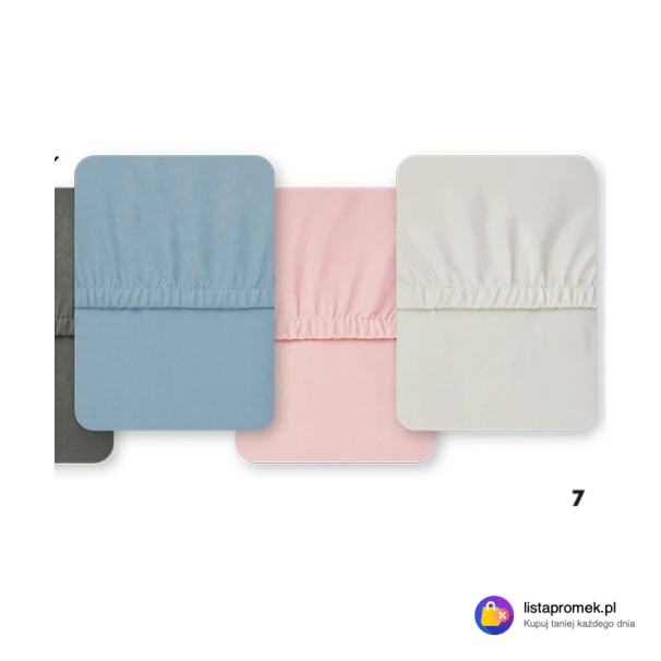 Prześcieradło bawełniane jersey