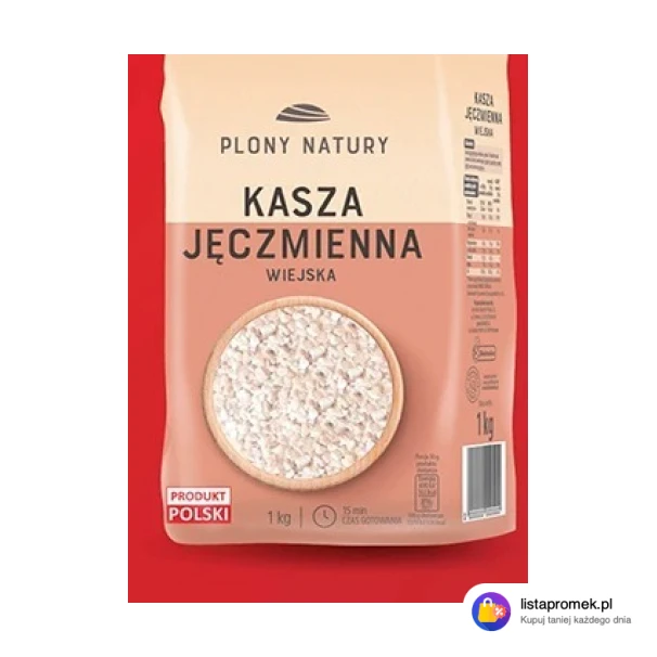Kasza jęczmienna wiejska Plony Natury, 1 kg