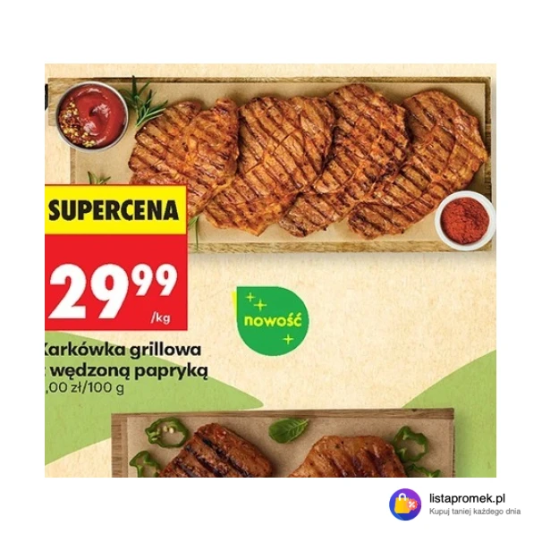 Karkówka grillowa z wędzoną papryką