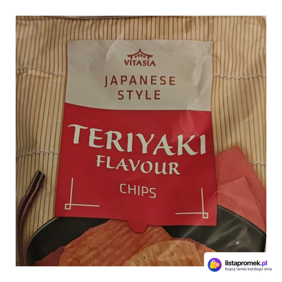 Chipsy, wasabi lub teriyaki
