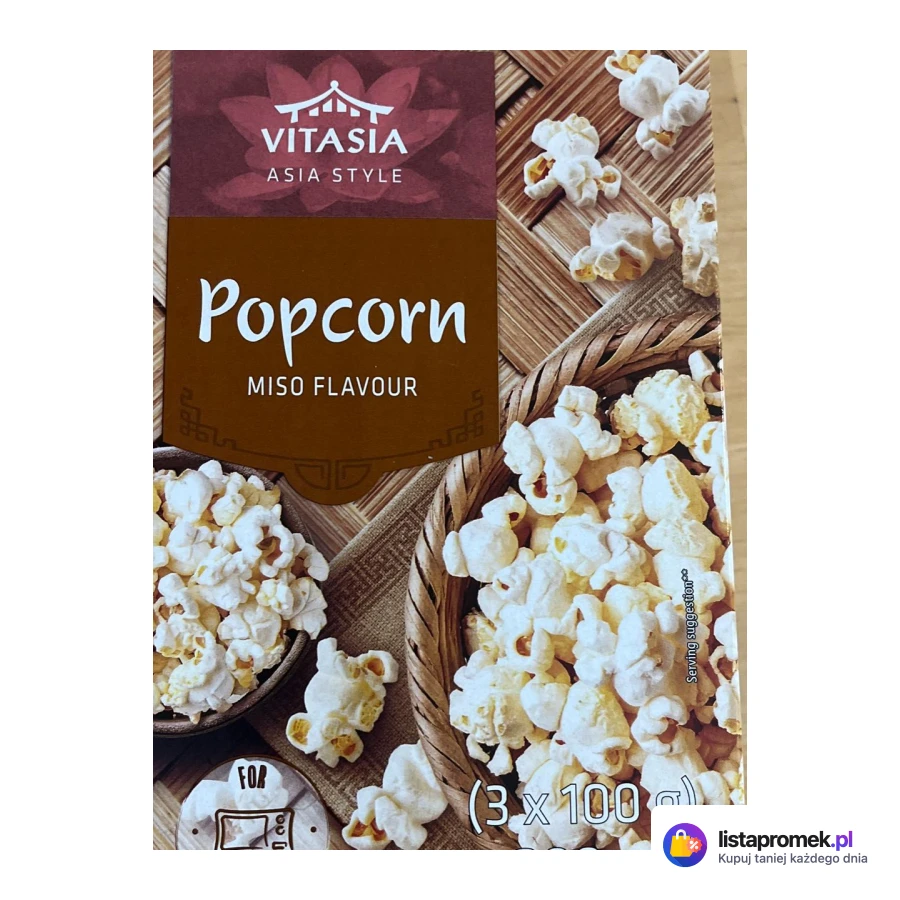 Popcorn o smaku miso