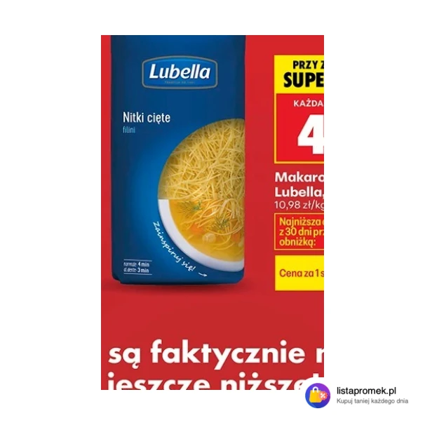 Makaron nitki Lubella, 400 g