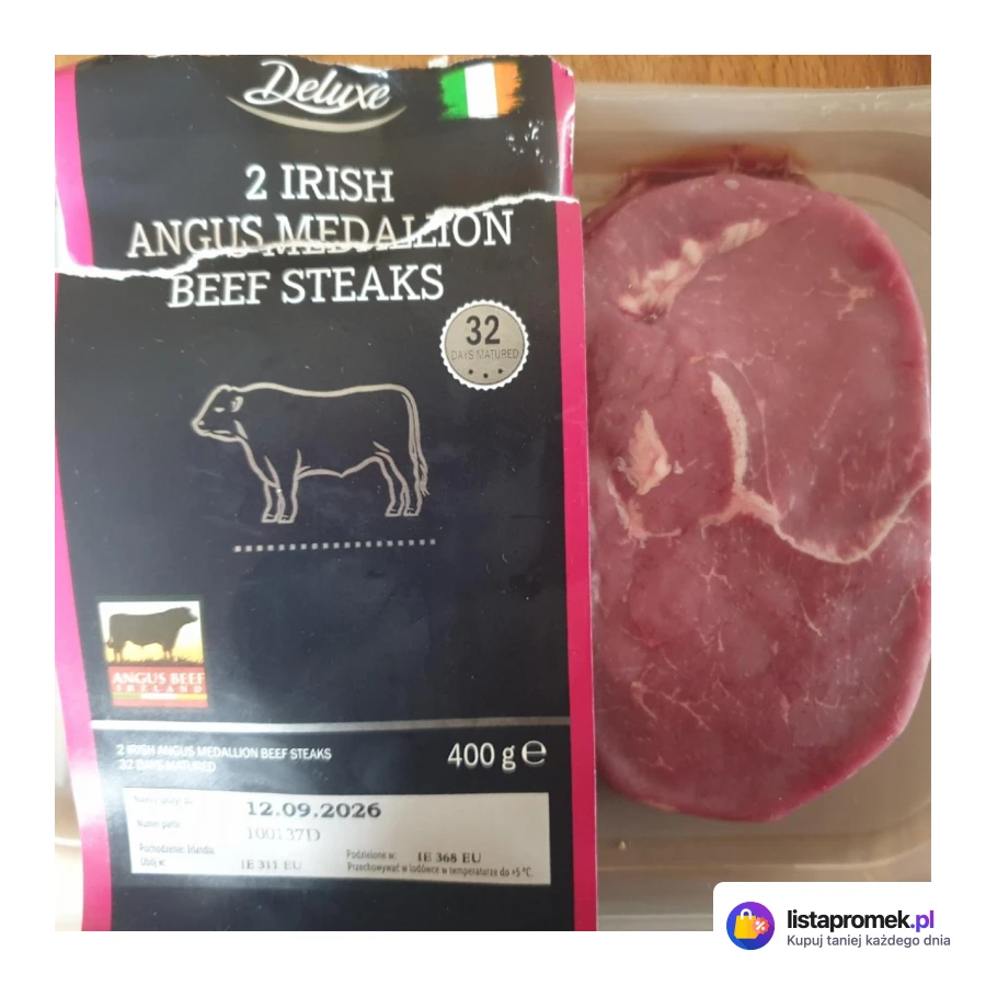 Steki z irlandzkiej wołowiny Black Angus
