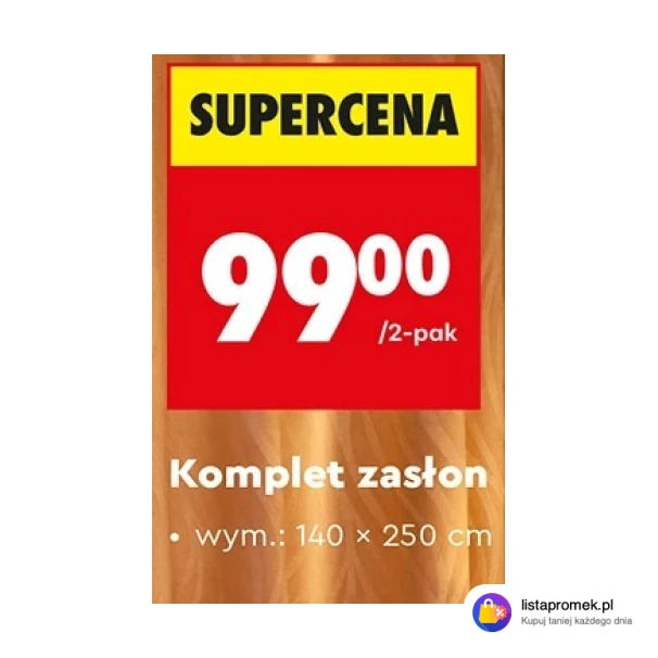 Komplet zasłon